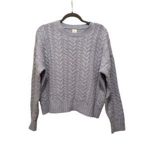 Joie Light Blue Cable Knit Sweater size Medium
